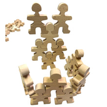 Load image into Gallery viewer, 32 Pcs Wooden Little Balancing People Stacking Set