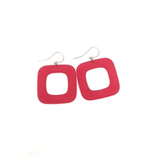 Load image into Gallery viewer, Deco Square Donut Drop Earrings