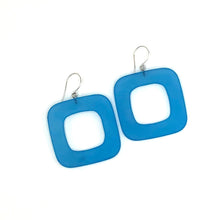 Load image into Gallery viewer, Deco Square Donut Drop Earrings