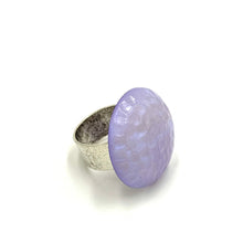 Load image into Gallery viewer, Aurora Borealis Dimpled Cocktail Ring