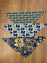 Load image into Gallery viewer, University of Michigan Pattern Bandana Top
