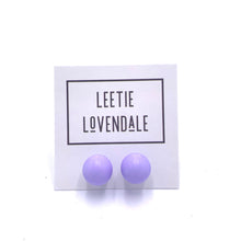 Load image into Gallery viewer, Periwinkle Ball Stud Earrings