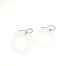 Load image into Gallery viewer, Deco Square Donut Drop Earrings