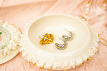 Load image into Gallery viewer, Sparkly Titanium Hoop Earrings