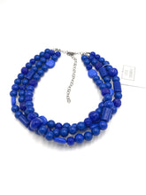 Load image into Gallery viewer, True Blue Knotted Morgan Necklace