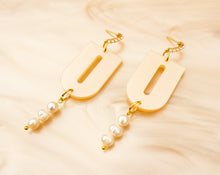 Load image into Gallery viewer, Pearl Statement Earrings