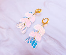 Load image into Gallery viewer, Shimmering Iridescent Petal Earrings