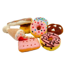 Load image into Gallery viewer, **Pre-order (Ships in 2-3 Weeks)**Handmade in Nepal 100% Wool Felt Foods Play Set for Pretend Cooking and Farmer's Market Play