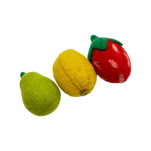 Load image into Gallery viewer, **Pre-order (Ships in 2-3 Weeks)**Handmade in Nepal 100% Wool Felt Foods Play Set for Pretend Cooking and Farmer's Market Play