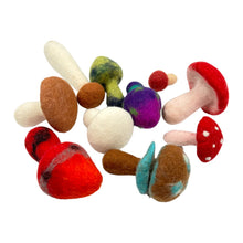 Load image into Gallery viewer, **Pre-order (Ships in 2-3 Weeks)**Handmade in Nepal 100% Wool Felt Foods Play Set for Pretend Cooking and Farmer's Market Play