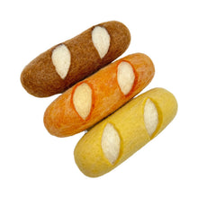 Load image into Gallery viewer, **Pre-order (Ships in 2-3 Weeks)**Handmade in Nepal 100% Wool Felt Foods Play Set for Pretend Cooking and Farmer's Market Play