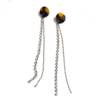 Load image into Gallery viewer, Tortoise Crystal Ella Earrings