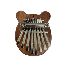 Load image into Gallery viewer, Mini Bear-Shaped Wooden Kalimba – 8-Key Thumb Piano