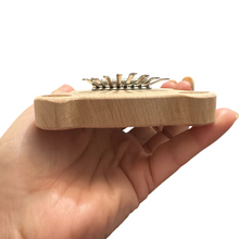 Load image into Gallery viewer, Smiling Bear Wooden Kalimba – 8-Key Thumb Piano for Kids