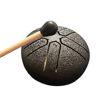 Load image into Gallery viewer, mini-steel-rain-drum-3-inch-percussion-instrument-with-mallet