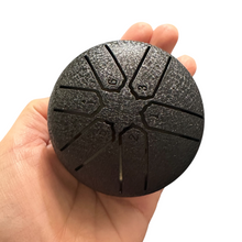 Load image into Gallery viewer, mini-steel-rain-drum-3-inch-percussion-instrument-with-mallet