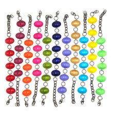 Load image into Gallery viewer, Aqua Blue Jelly Bean Stations Bracelet