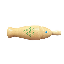 Load image into Gallery viewer, wooden-fish-guiro-hand-percussion-instrument-with-mallet