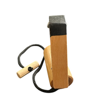 Load image into Gallery viewer, handmade-wooden-woodpecker-doorbell-spring-action-door-knocker