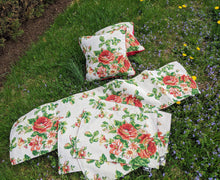 Load image into Gallery viewer, Tache Sweet Roses Vintage Ivory Woven Tapestry Throw Pillow Cover (17593CC)