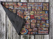 Load image into Gallery viewer, DaDa Bedding Set of 4-Pieces Ethnic Ornaments Geometric Black Tapestry Dining Placemats 13” x 19” (18118)