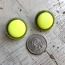 Load image into Gallery viewer, Glitter Resin Disc Stud Earrings