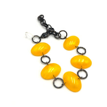 Load image into Gallery viewer, Yellow Jelly Bean Stations Bracelet