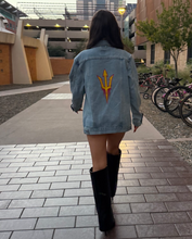 Load image into Gallery viewer, Arizona State ASU Denim Jacket