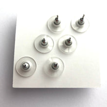 Load image into Gallery viewer, Spring Sherbert | 8mm Vintage Lucite Triple Stud Earrings Set