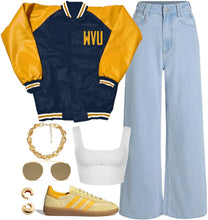 Load image into Gallery viewer, West Virginia Mountaineers Varsity Letterman Jacket