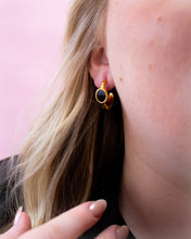 Load image into Gallery viewer, Titanium Sable Hoop Earrings
