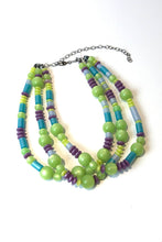 Load image into Gallery viewer, Space Age Mix Moonglow Morgan Necklace