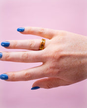 Load image into Gallery viewer, Titanium Celestial Cutout Ring