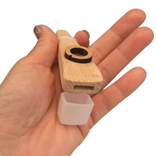 Load image into Gallery viewer, Wooden Kazoo – Handcrafted Hum Sound Toy for Kids &amp; Adults – Natural Musical Fun Instrument