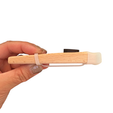 Load image into Gallery viewer, Wooden Kazoo – Handcrafted Hum Sound Toy for Kids &amp; Adults – Natural Musical Fun Instrument