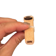 Load image into Gallery viewer, Wooden Kazoo – Handcrafted Hum Sound Toy for Kids &amp; Adults – Natural Musical Fun Instrument
