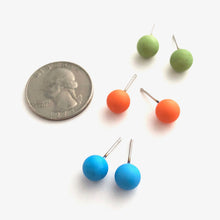 Load image into Gallery viewer, Fruit Colada Stud Earring Set | 8mm Vintage Lucite Triple Studs Set