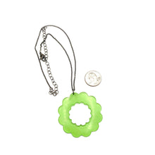 Load image into Gallery viewer, Sea Glass Green Florella Necklace