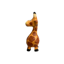 Load image into Gallery viewer, Mini Wooden Giraffe Figurine