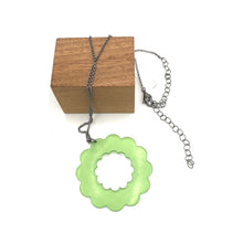 Load image into Gallery viewer, Sea Glass Green Florella Necklace