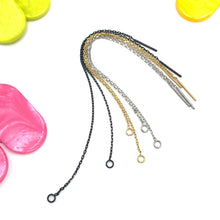 Load image into Gallery viewer, Magenta Moonglow Spike Threader Earrings