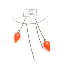 Load image into Gallery viewer, Moonglow Spike Threader Earrings