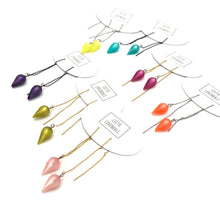 Load image into Gallery viewer, Light Pink Moonglow Spike Threader Earrings