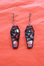 Load image into Gallery viewer, "Laughing 'til I'm Coffin" Earrings