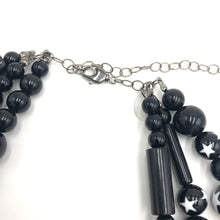 Load image into Gallery viewer, Black &amp; White Super Star Morgan Necklace