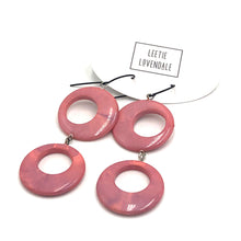 Load image into Gallery viewer, Dark Rose Marcia Earrings
