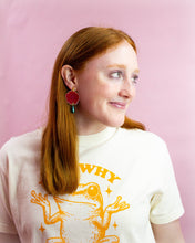 Load image into Gallery viewer, Carnation Drop Earrings