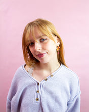 Load image into Gallery viewer, Plumeria Drop Earrings