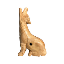 Load image into Gallery viewer, 8" Nature Wooden Wolf Musical Whistle Instrument