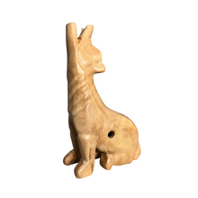Load image into Gallery viewer, 8" Nature Wooden Wolf Musical Whistle Instrument